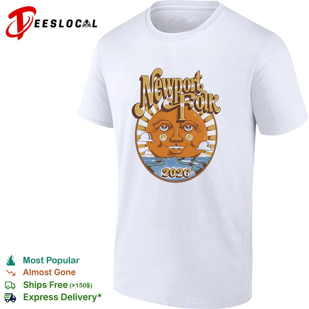 Vintage Newport Folk 2026 Sun Music Festival shirt