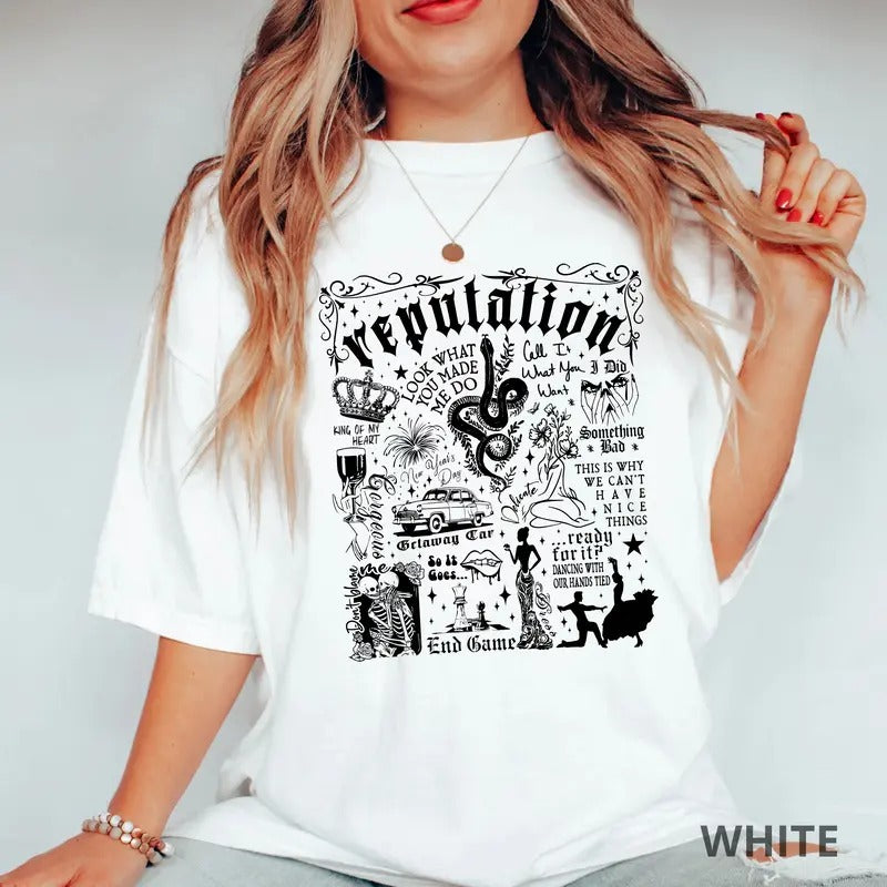 Vintage Reputation Snake Shirt Reputation Snake Shirt Reputation Album Shirt Fan Her Shirt Hoodie Sweatshirt