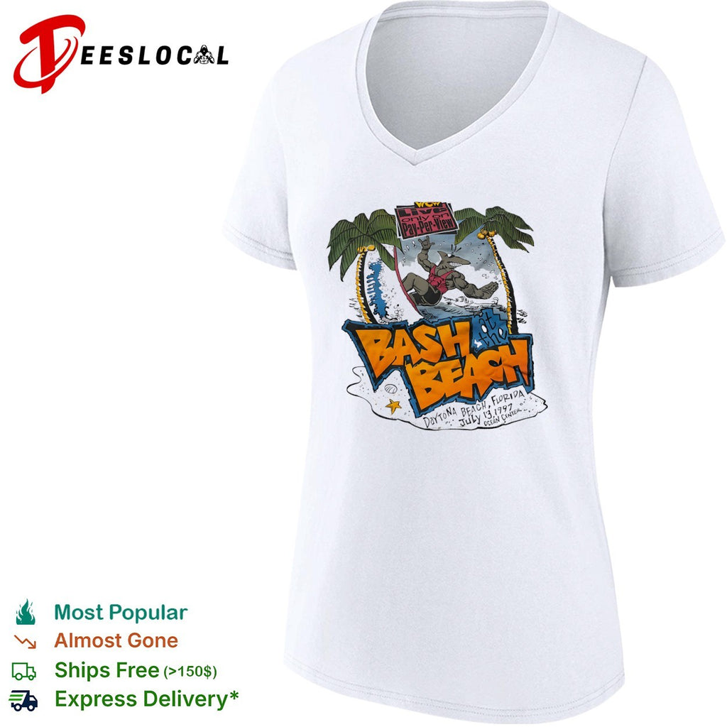 Vintage WCW Bash at the Beach 1997 Daytona Beach Event shirt
