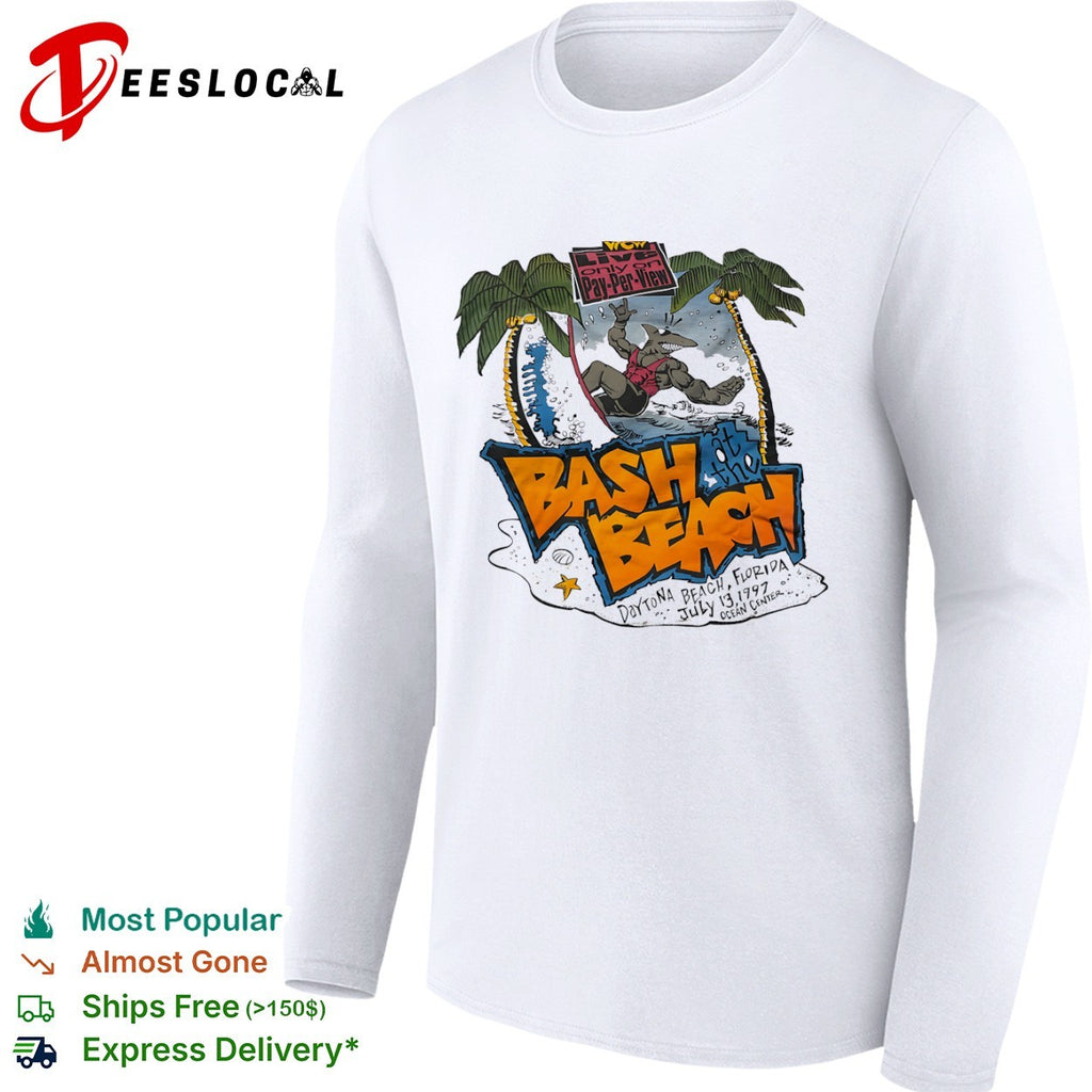 Vintage WCW Bash at the Beach 1997 Daytona Beach Event shirt