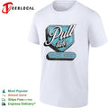 Vintage pull tabs lucky shirt badge emblem with distressed retro lettering shirt