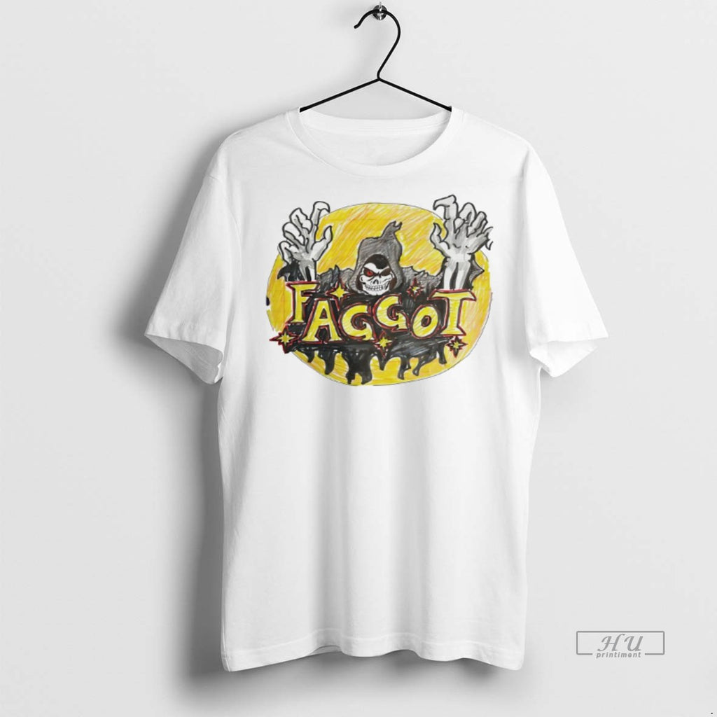 Viral Faggot Grim Reaper Halloween Art Tee Shirt Sweater