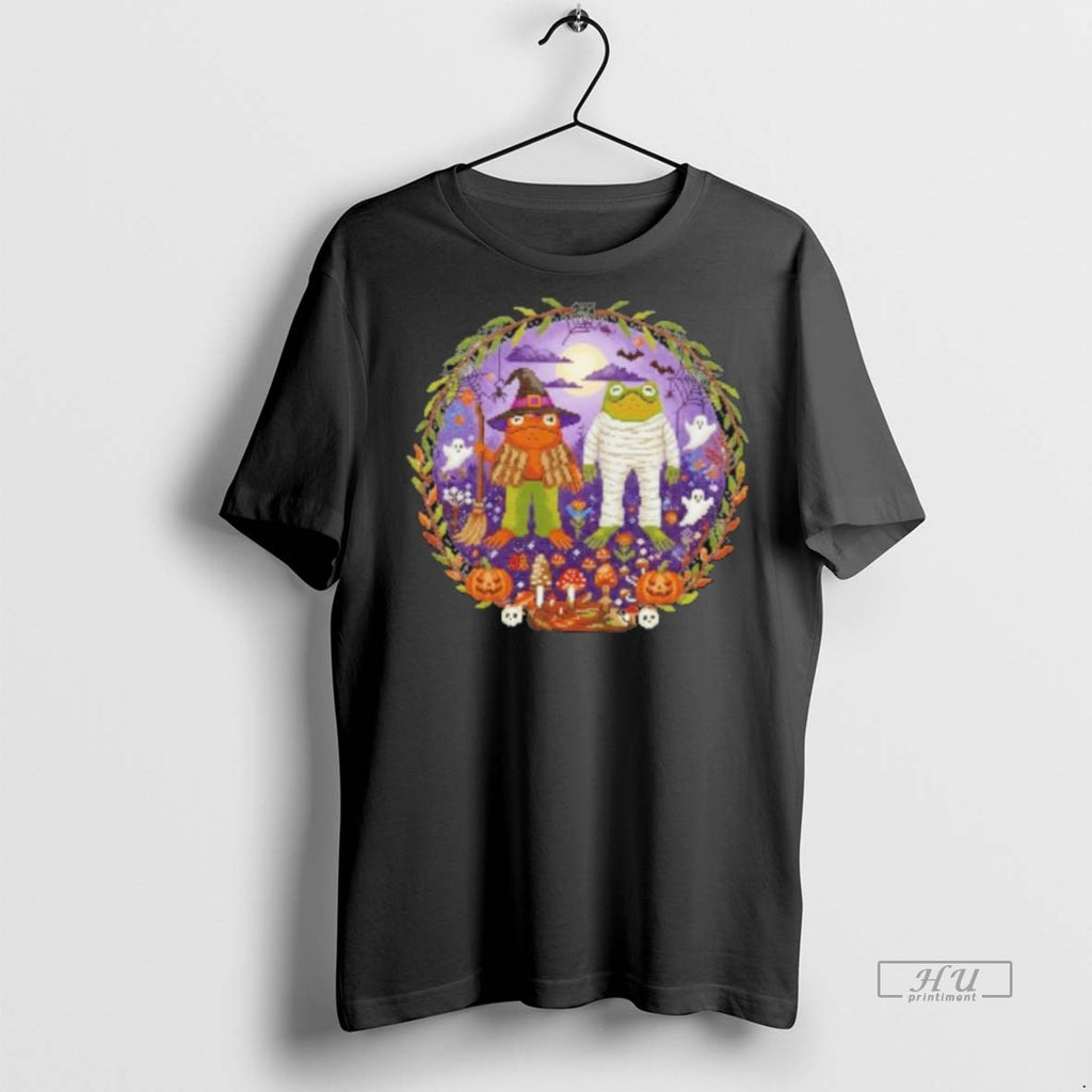 Viral Frog And Toad Happy Halloween Tee Shirt Sweater