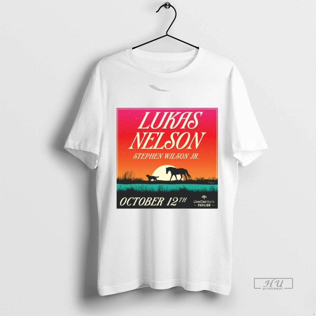 Viral Lukas Nelson Wilmington Nc October 12 2025 Tour Tee Shirt Sweater