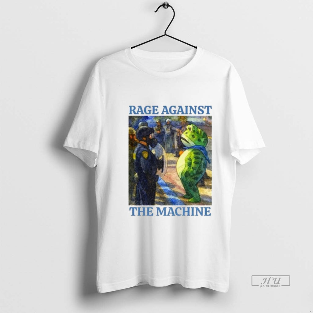Viral Portland Frog Protest Rage Against The Machine Art Political Tee Shirt Sweater