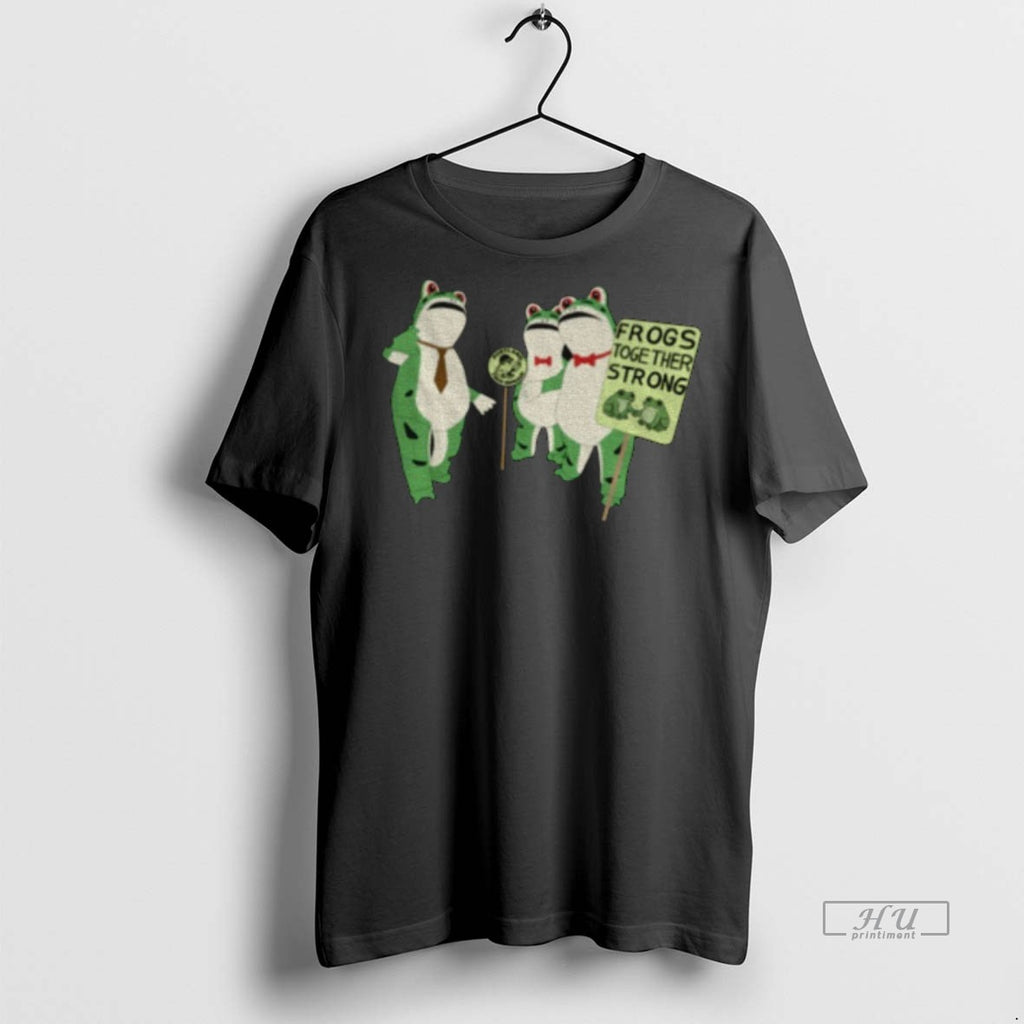 Viral Portland Frog Frogs Together Strong Tee Shirt Sweater