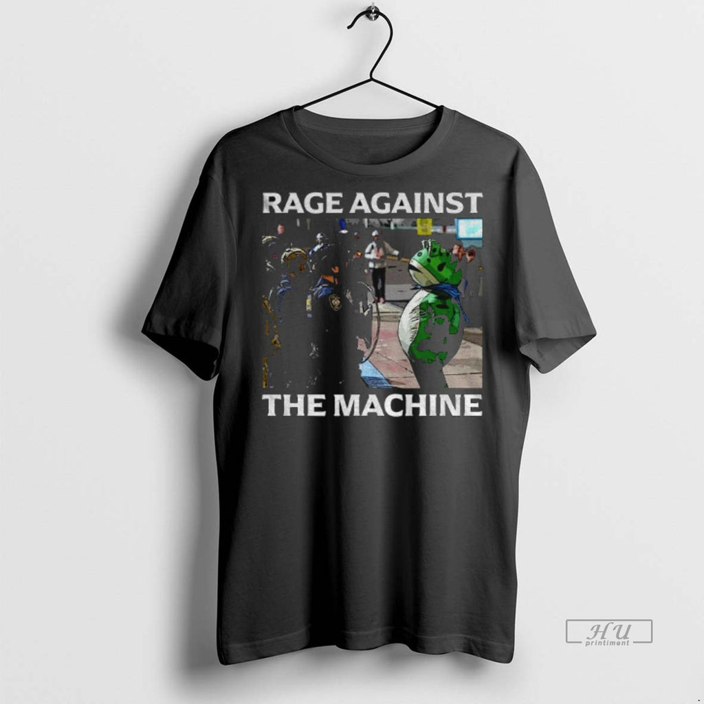 Viral Rage Against The Machine Portland Frog Protest Meme Tee Shirt Sweater