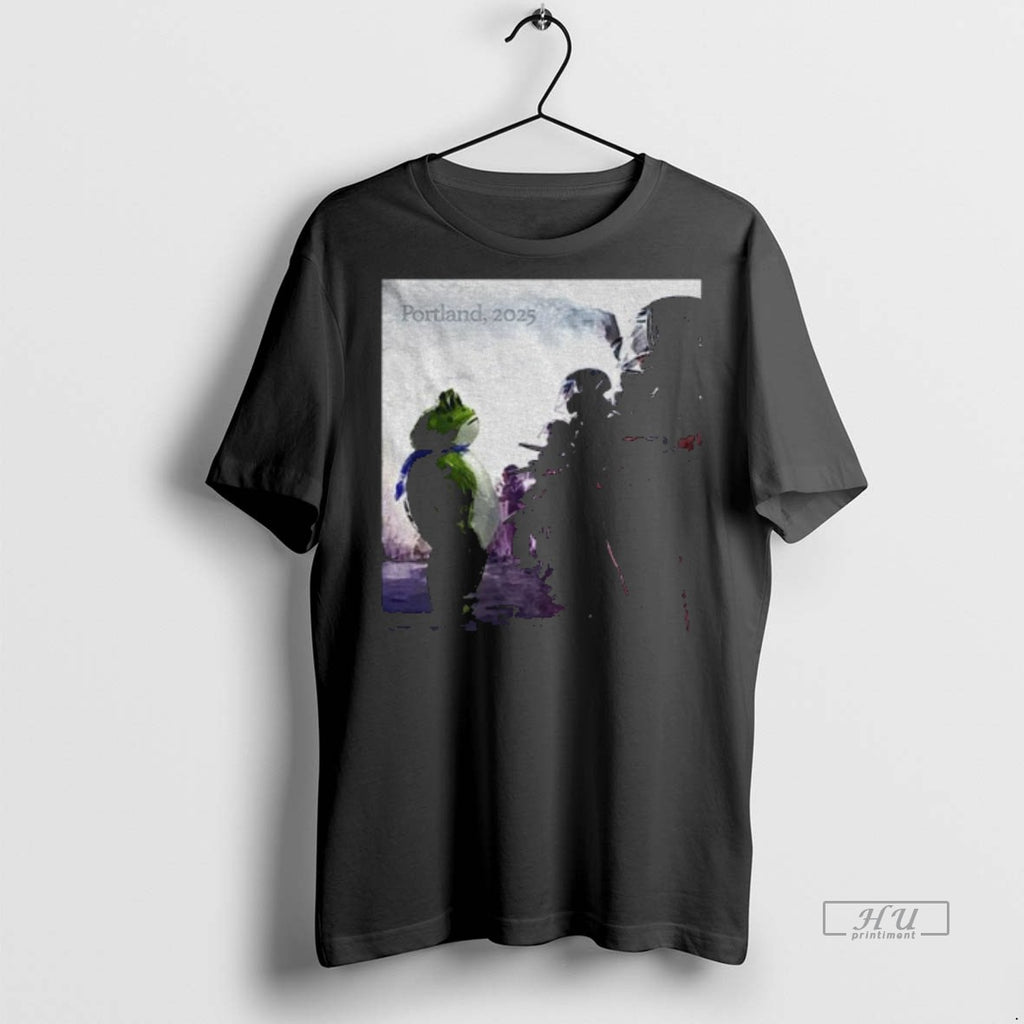 Viral Resist Portland Frog I Stand With Frog Poland 2025 Art Tee Shirt Sweater