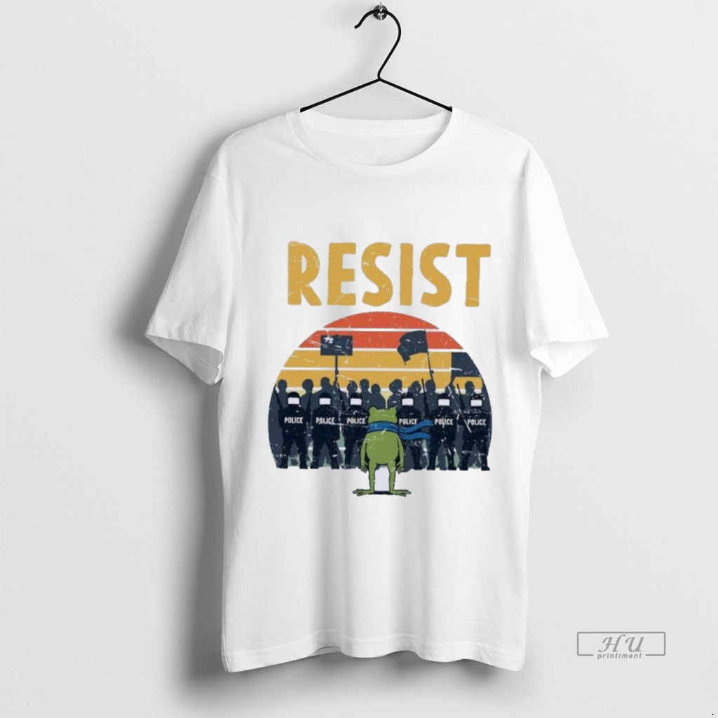 Viral Retro Portland Frog Protest Rage Against The Machine Tee Shirt Sweater