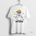 Viral Spooky Six Seven Skeleton Boy 6 7 Funny Halloween Tee Shirt Sweater