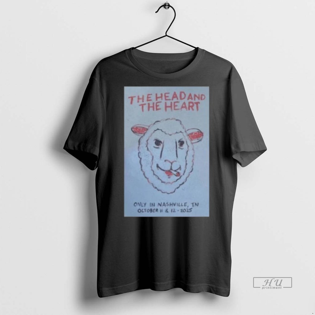 Viral The Head And The Heart Tour Nashville Tn 2025 Tee Shirt Sweater