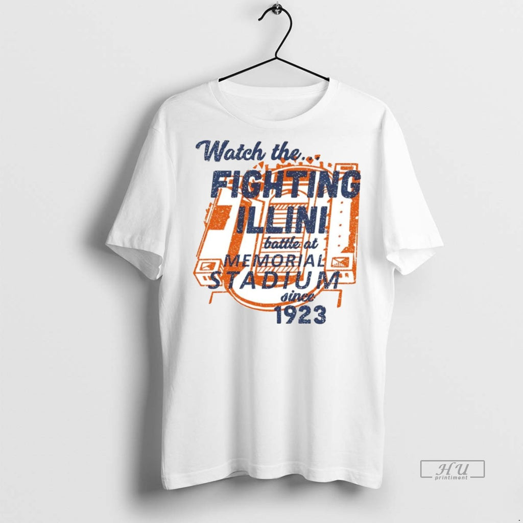 Viral Watch The Fighting Illini Battle At Memorial Stadium Tee Shirt Sweater