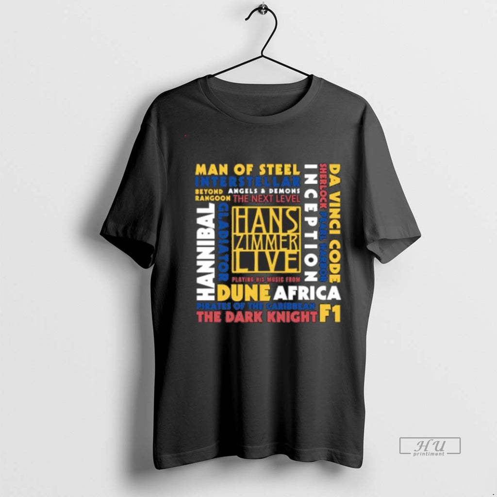 Viral Hans Zimmer Live Tracklist Tee Shirt Sweater