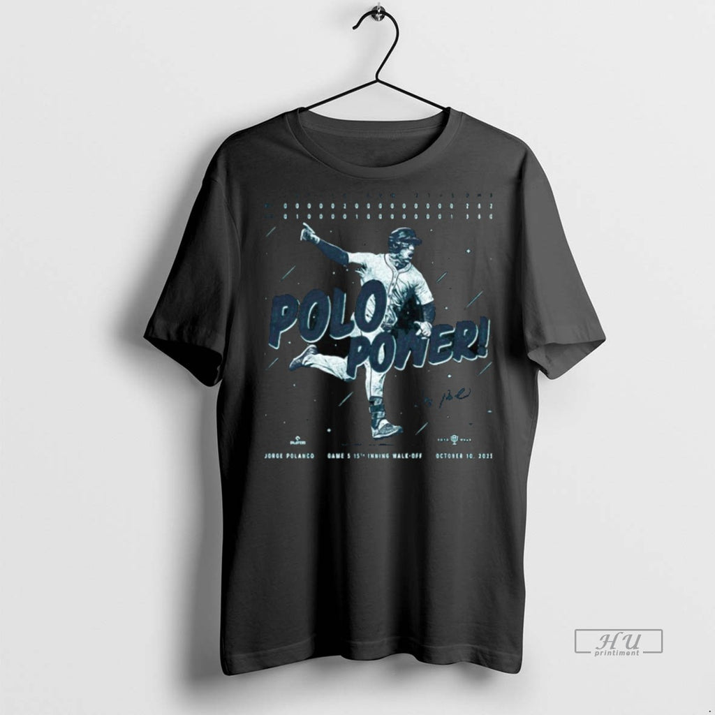 Viral Jorge Polanco Polo Power Game 5 15th Inning Walk Off October 10 2025 Tee