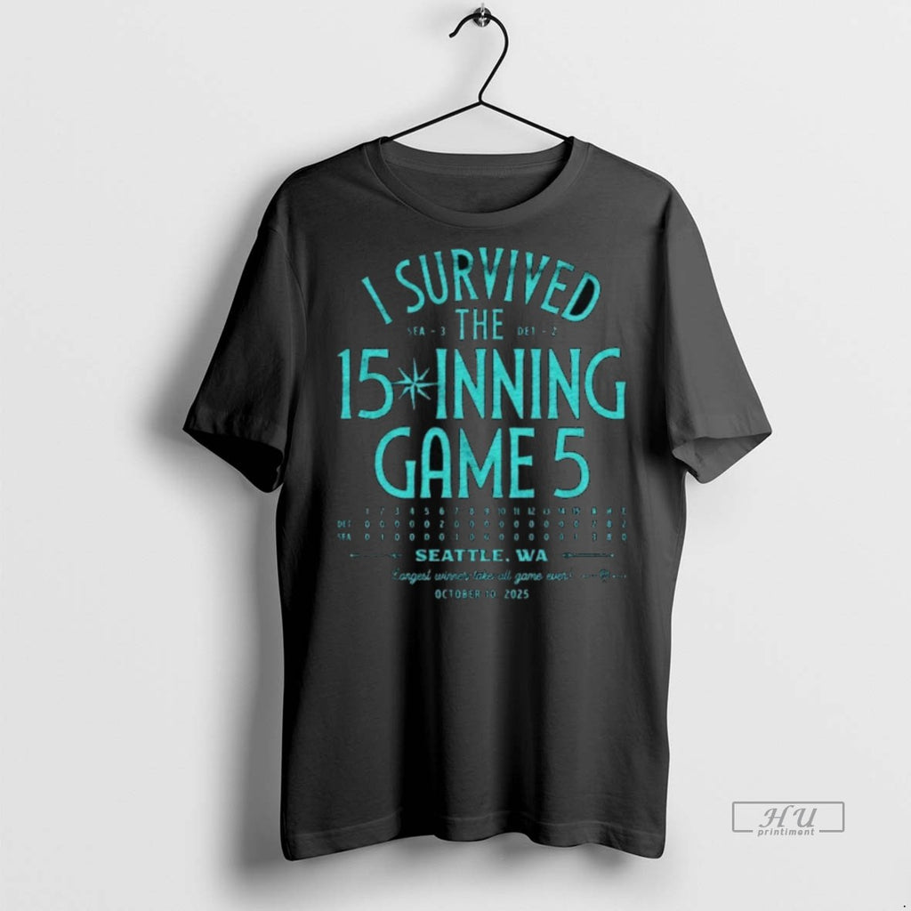 Viral Seattle Mariners I Survived 15 Inning Game 5 Largest Winner Take All Game Over