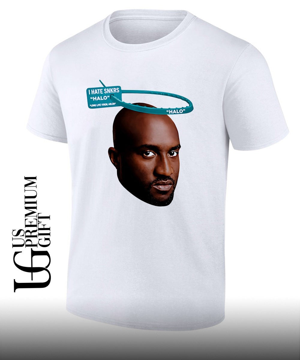 Virgil Abloh I hate Halo big face shirt