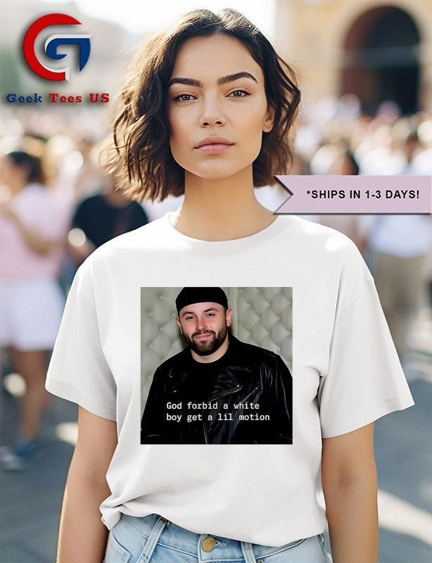 Vita Vea weairng Baker Mayfield Buccaneers God forbid a white boy get a lil motion shirt