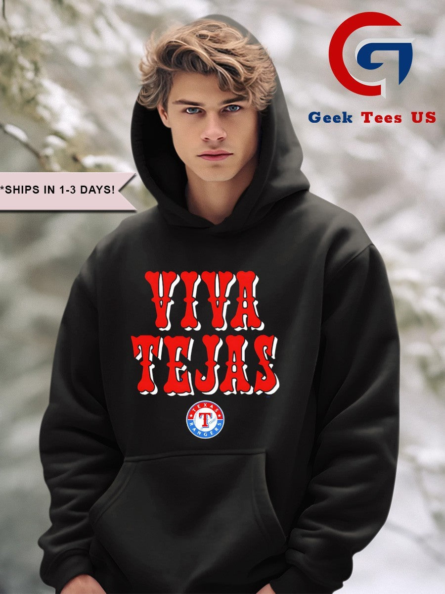 Viva Tejas Texas Rangers logo shirt