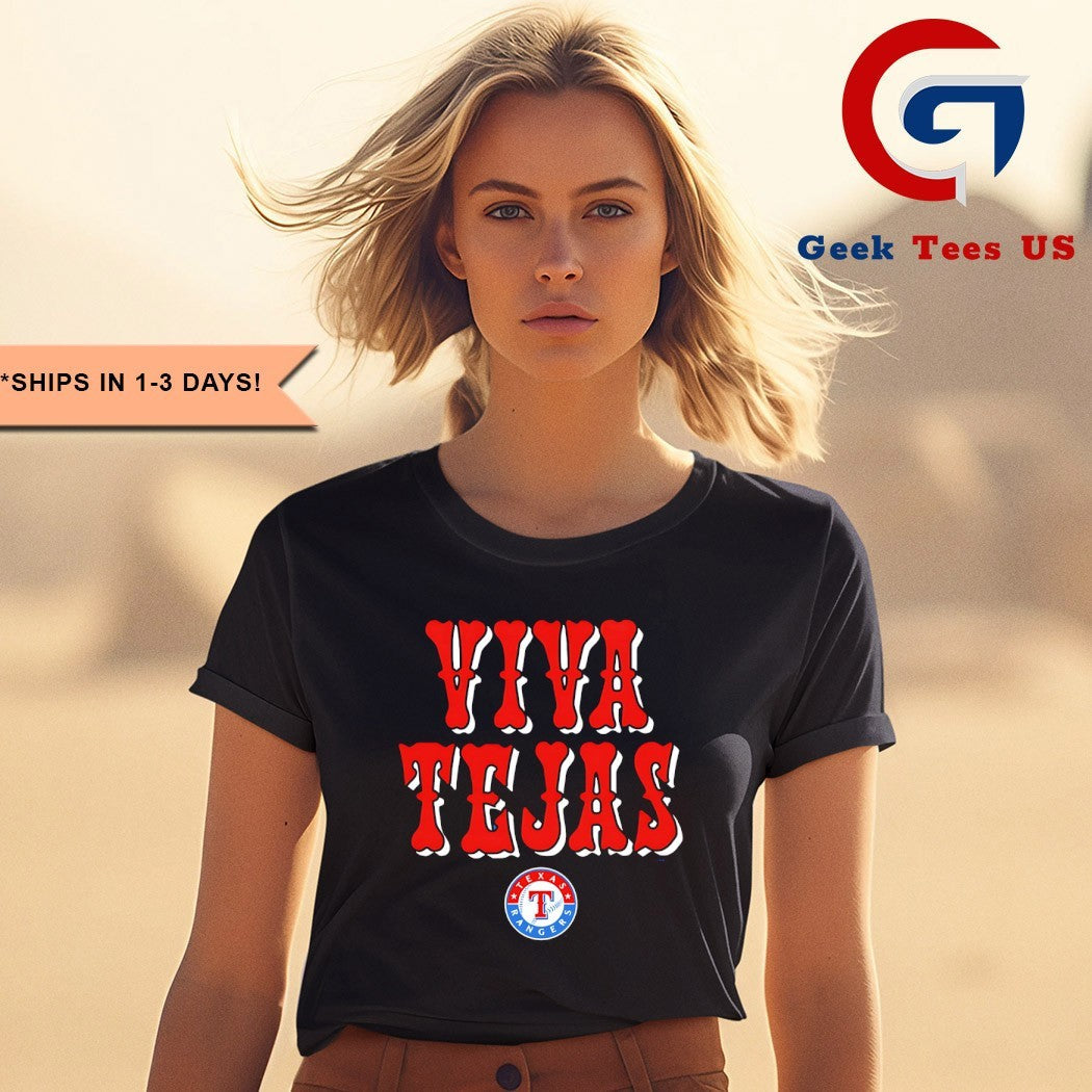 Viva Tejas Texas Rangers logo shirt