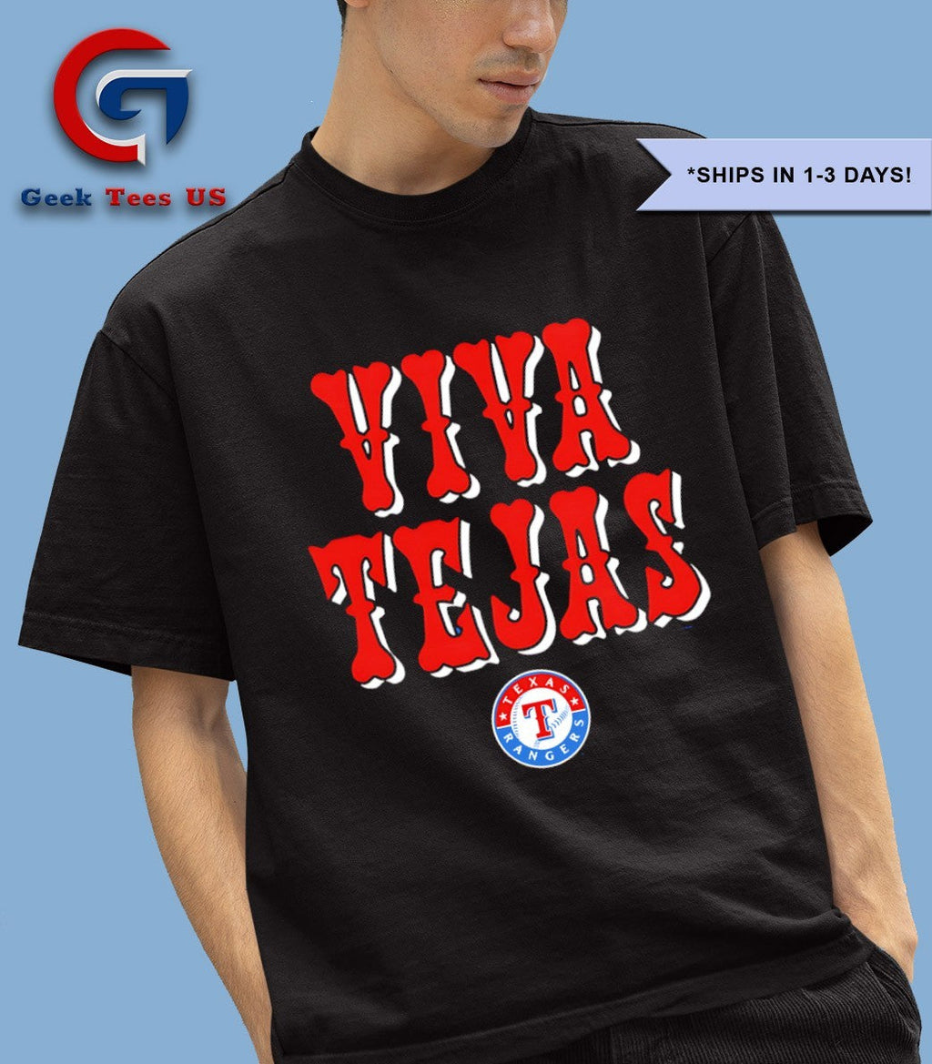 Viva Tejas Texas Rangers logo shirt