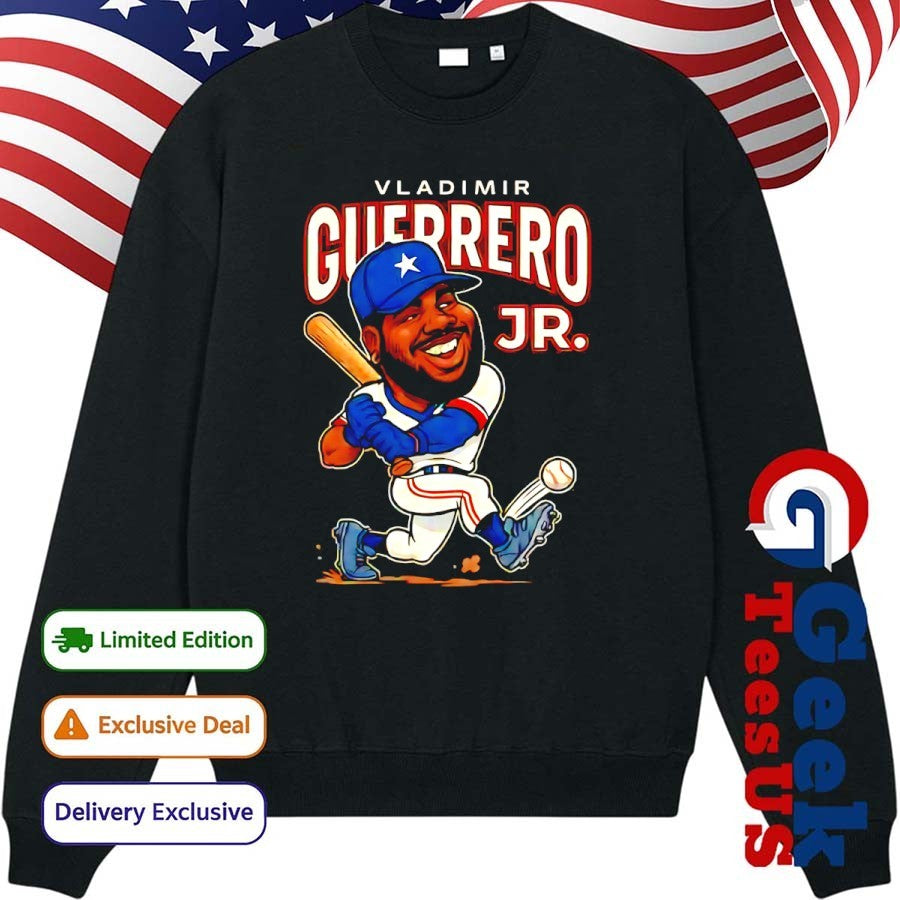 Vladimir Guerrero Jr. Toronto Blue Jays baseball All Star caricature 2025 shirt