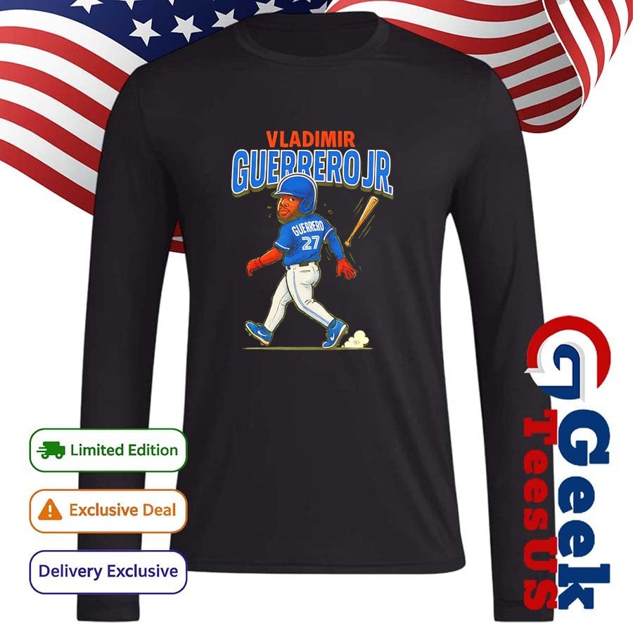 Vladimir Guerrero Jr. Toronto Blue Jays baseball caricature 2025 shirt