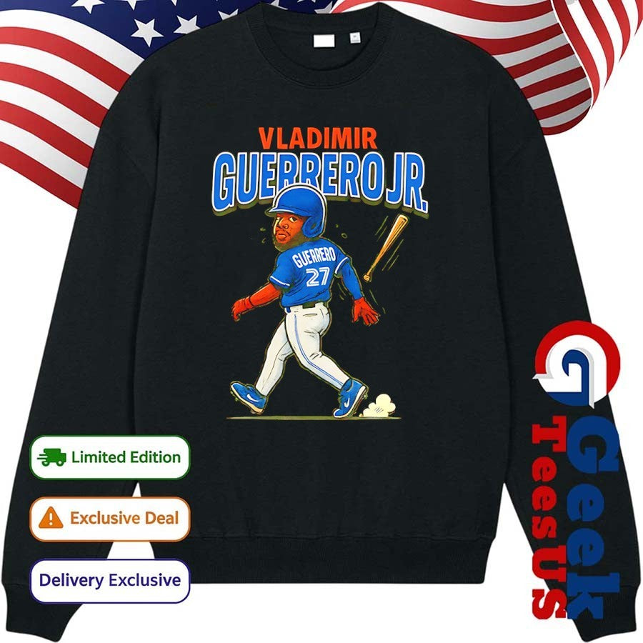 Vladimir Guerrero Jr. Toronto Blue Jays baseball caricature 2025 shirt
