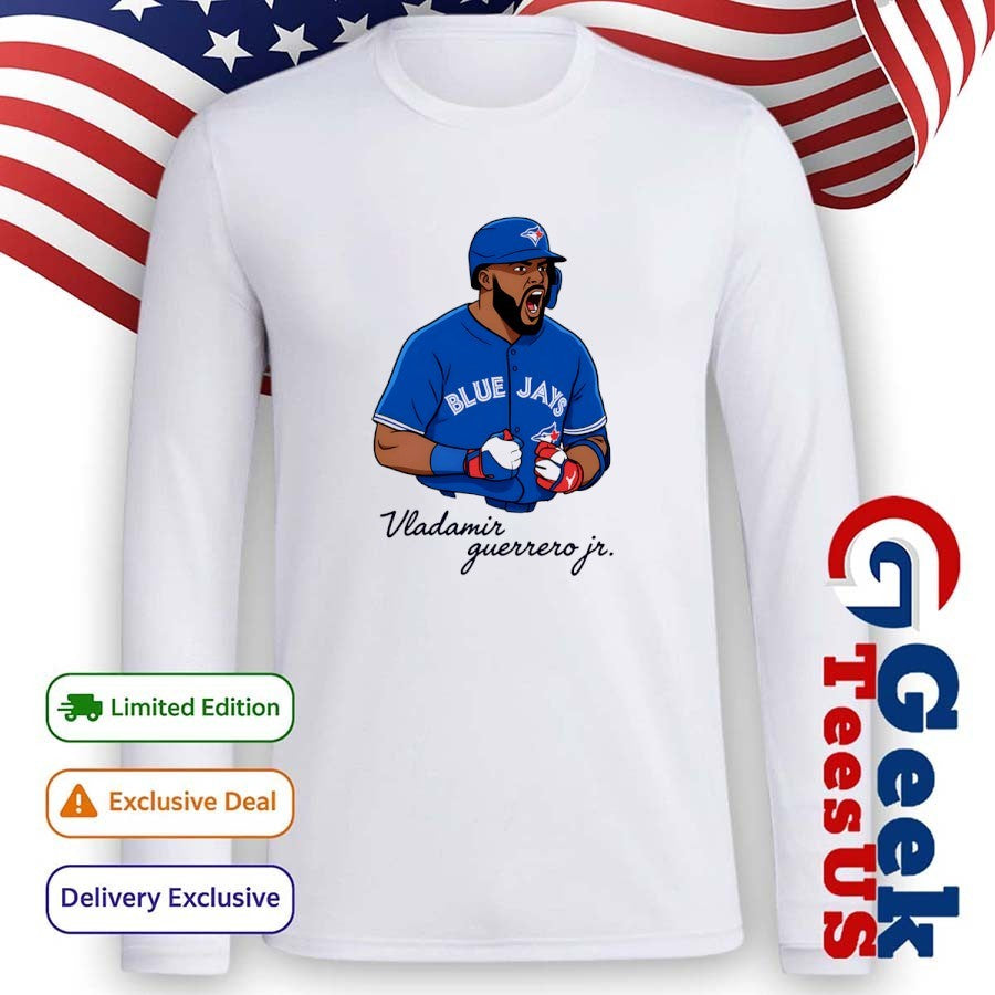 Vladimir Guerrero Jr. scream Toronto Blue Jays MLB 2025 signature shirt