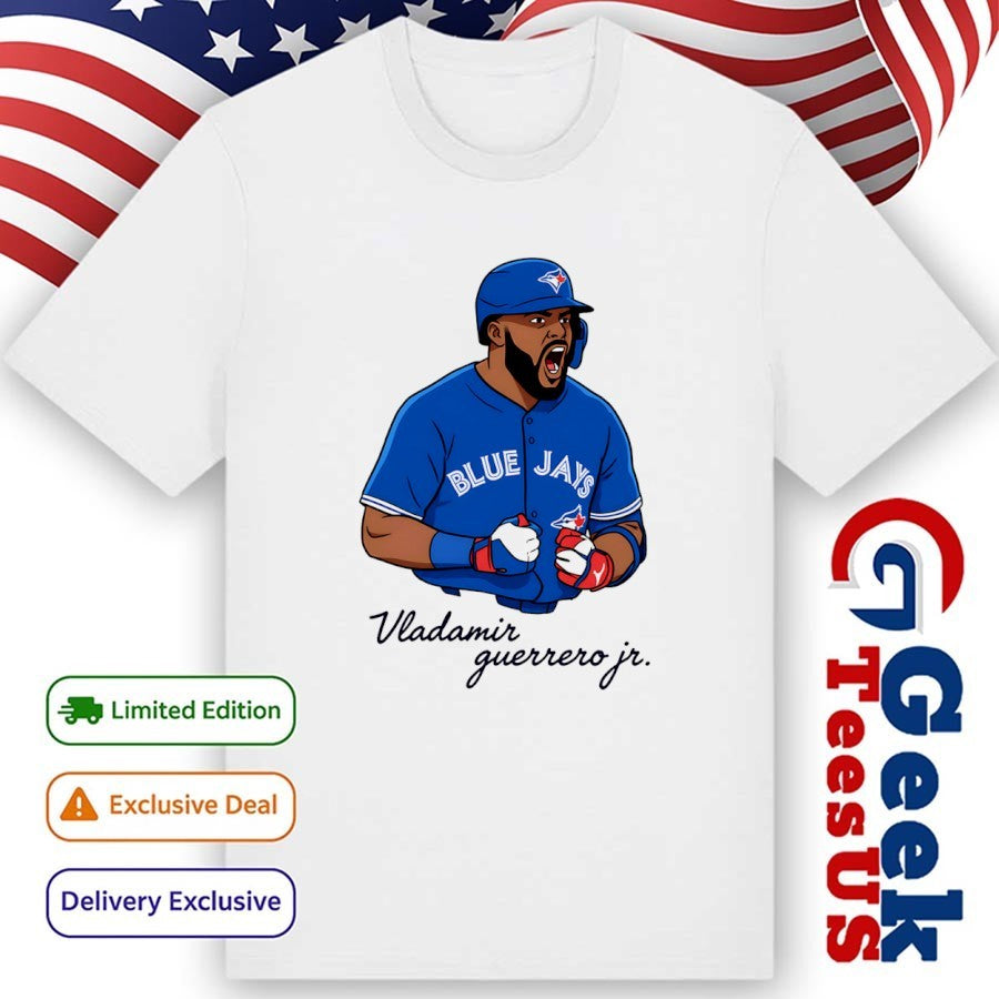 Vladimir Guerrero Jr. scream Toronto Blue Jays MLB 2025 signature shirt