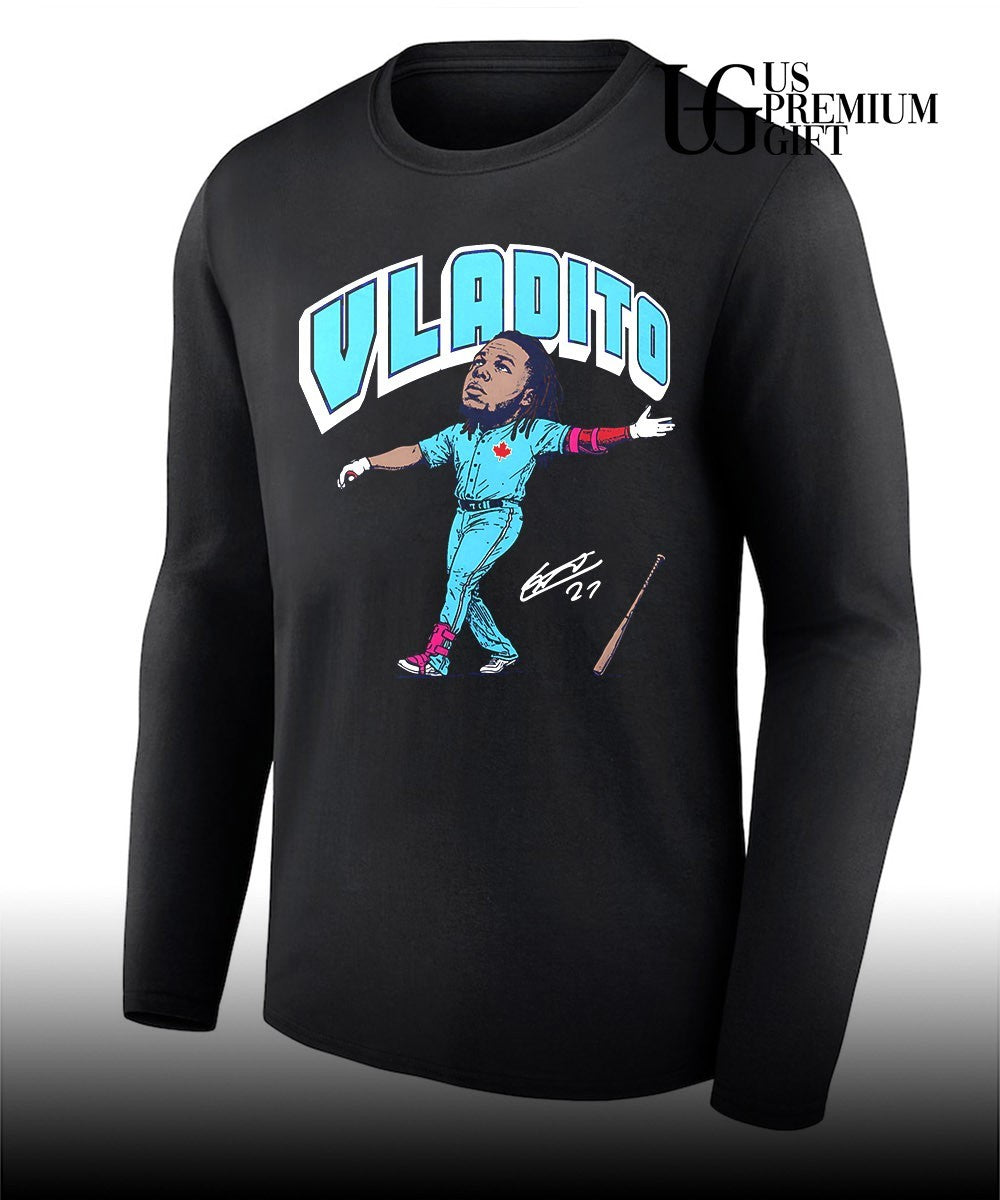 Vladito Vladimir Guerrero Jr. Toronto Blue Jays baseball caricature signature shirt