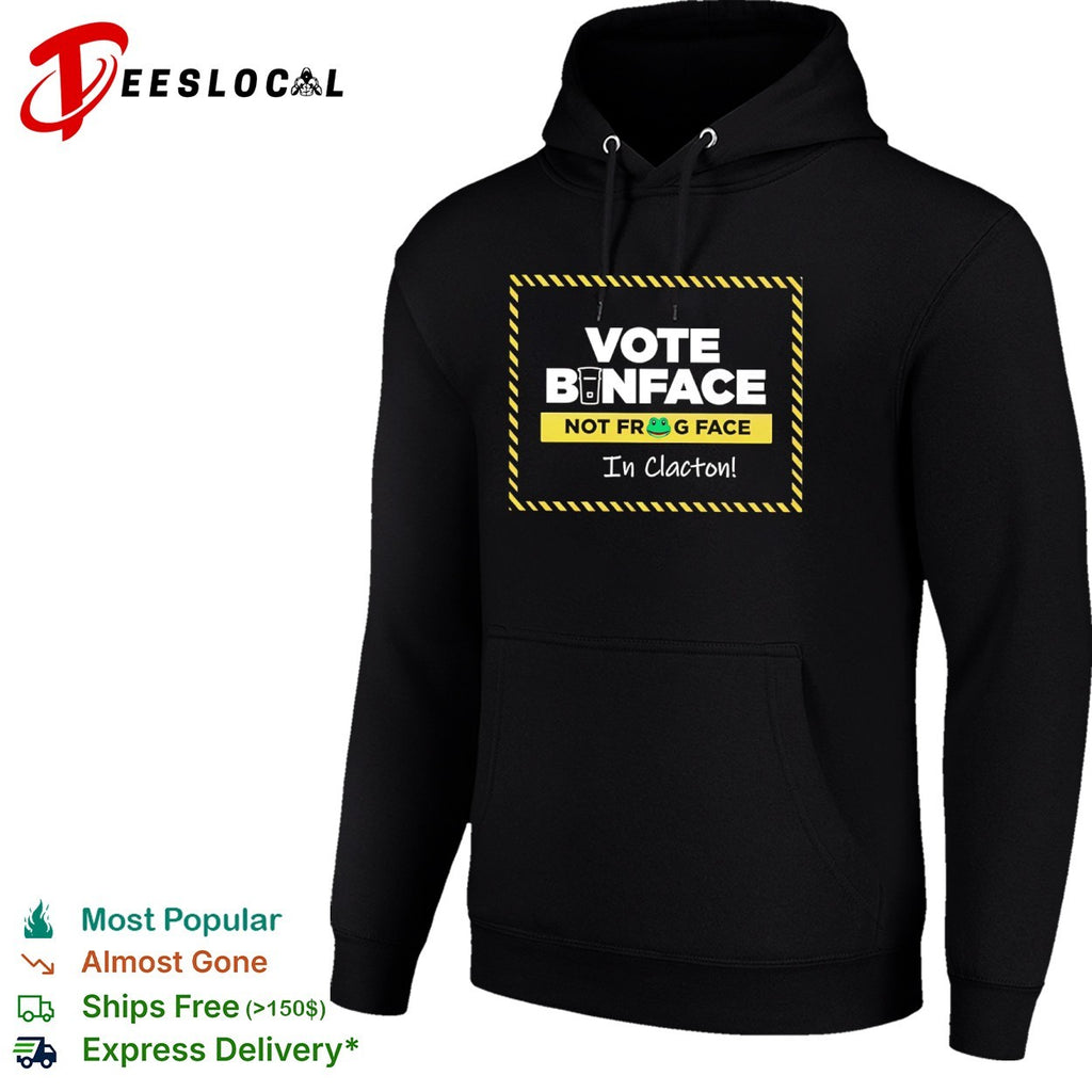 Vote Binface Not Frog Face in Clacton UK Politics shirt