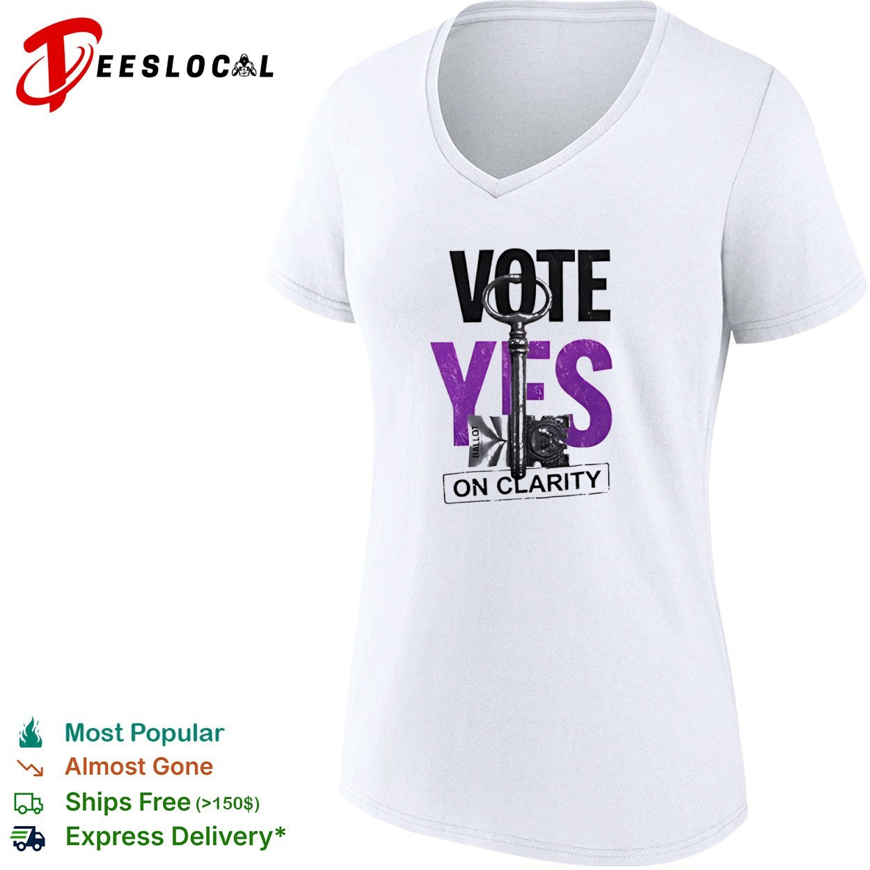 Vote Yes on Clarity Ballot Political Election shirt