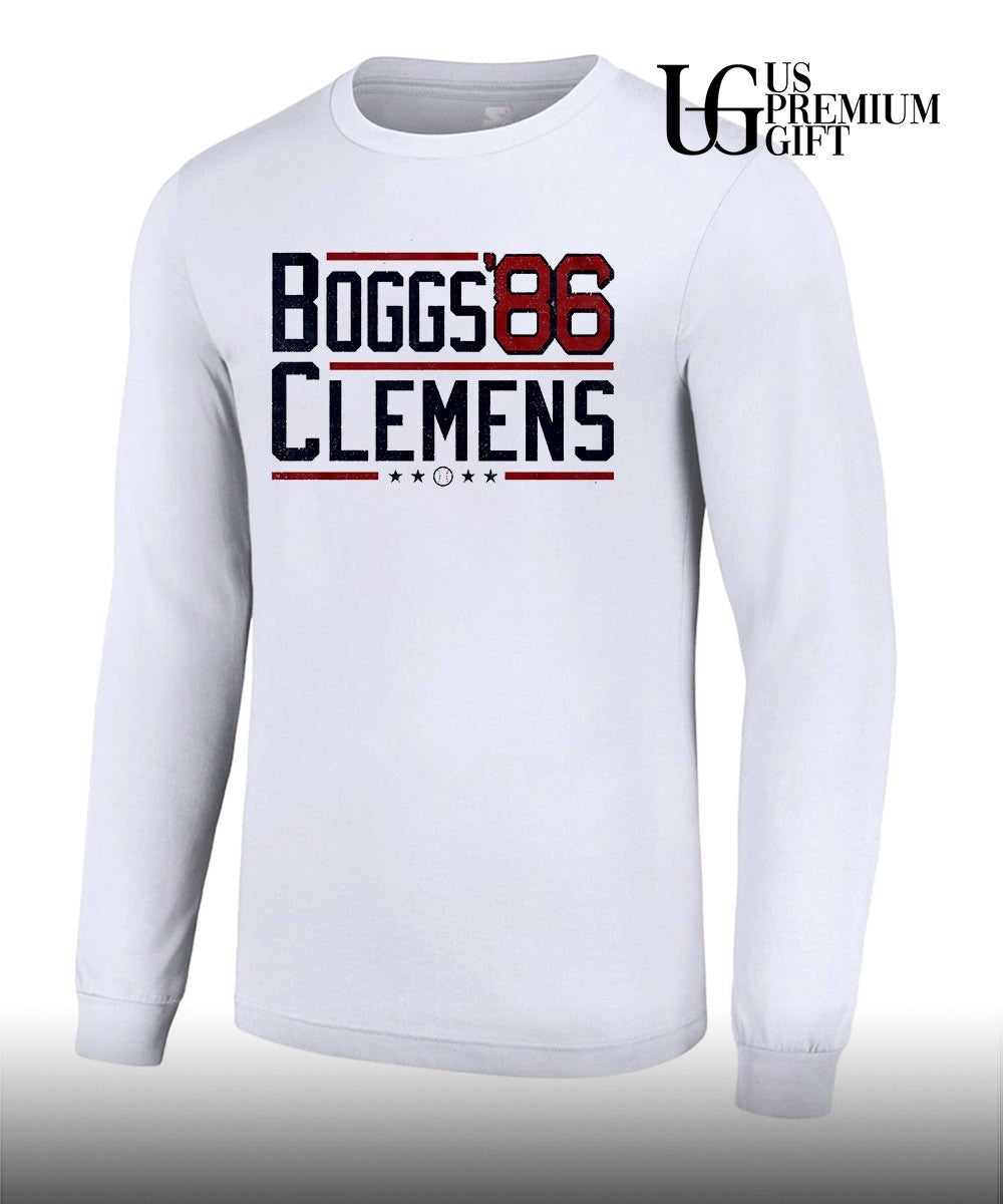Wade Boggs and Roger Clemens ’86 Baseball shirt