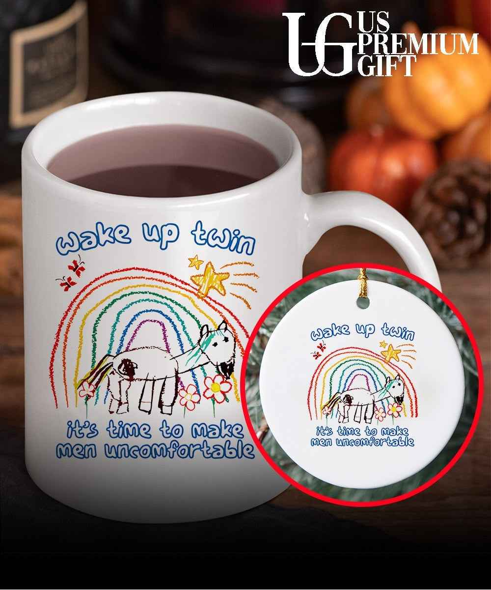 Wake up twin it’s time to make men uncomfortable shirt