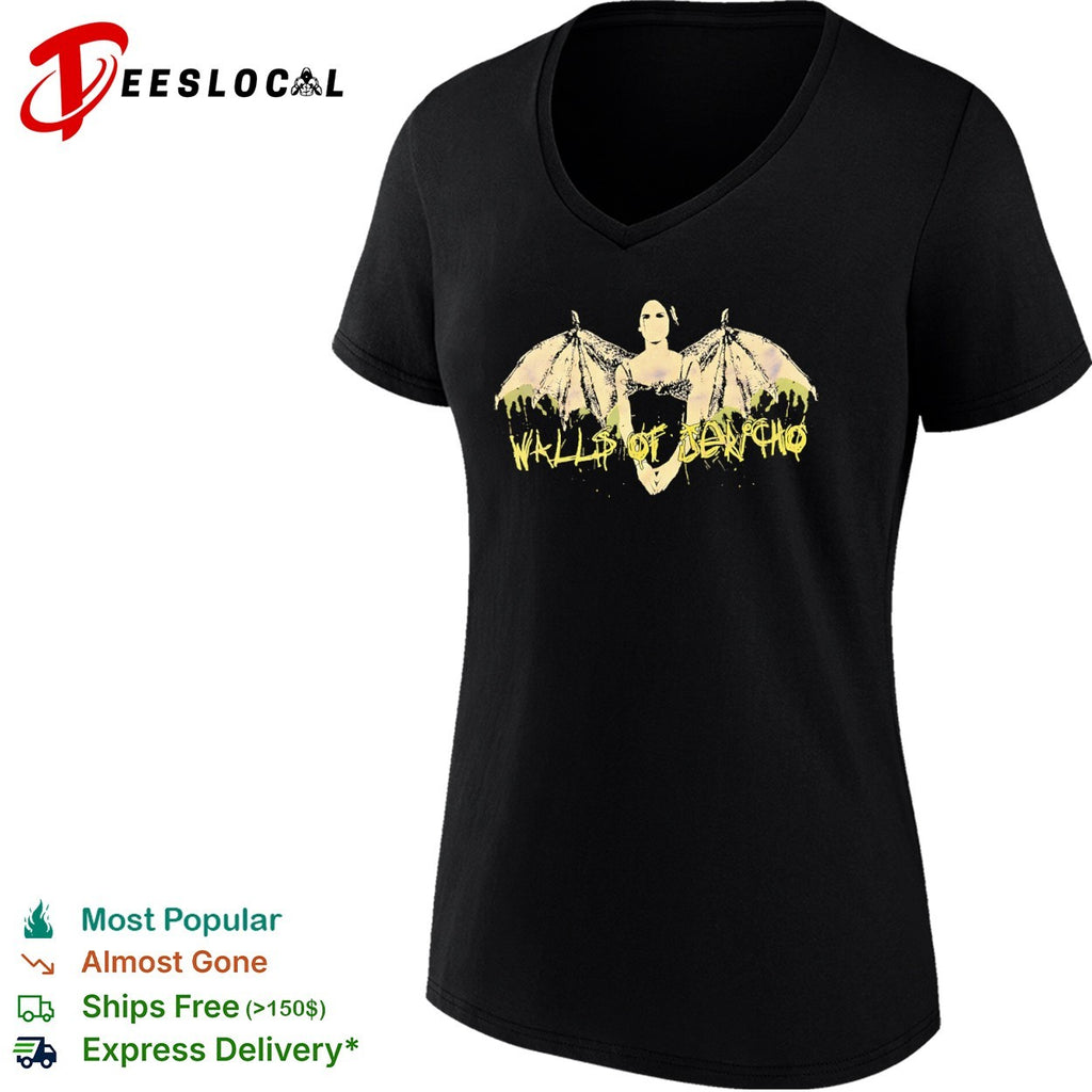 Walls of Jericho Winged Woman Band Hardcore shirt