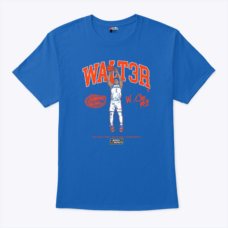 Walter Clayton Jr 2025 NCAA Men’s Basketball Championship T Shirt