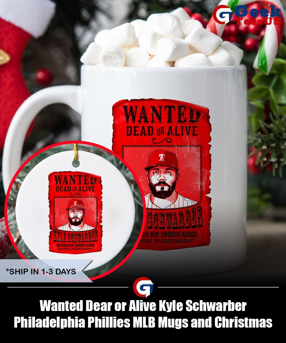 Wanted Dear or Alive Kyle Schwarber Philadelphia Phillies MLB shirt