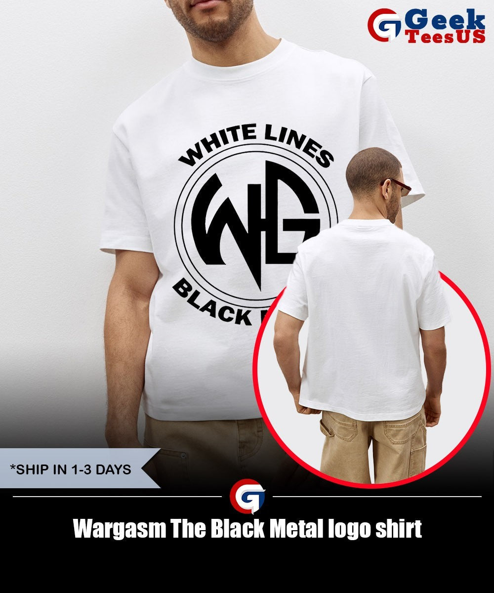 Wargasm The Black Metal logo shirt