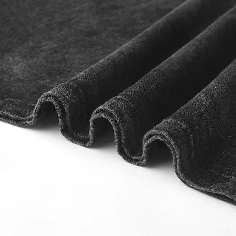 Washed - Effect T - Shirt with Iconic Cowboy - on