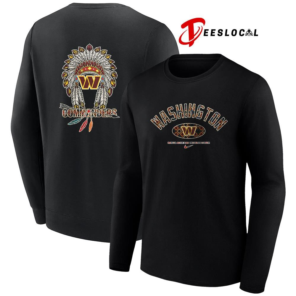 Washington Commanders x Native American heritage month logo shirt