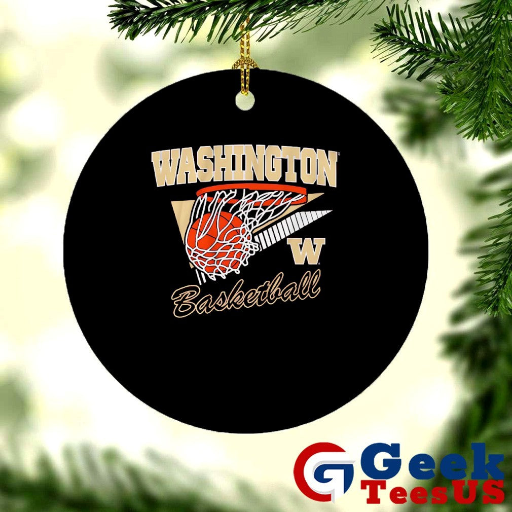 Washington Huskies basketball retro swish shirt