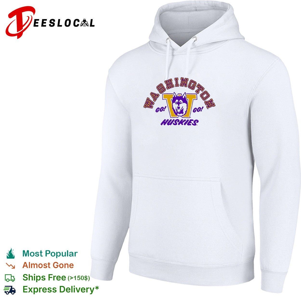 Washington Huskies go go mascot shirt