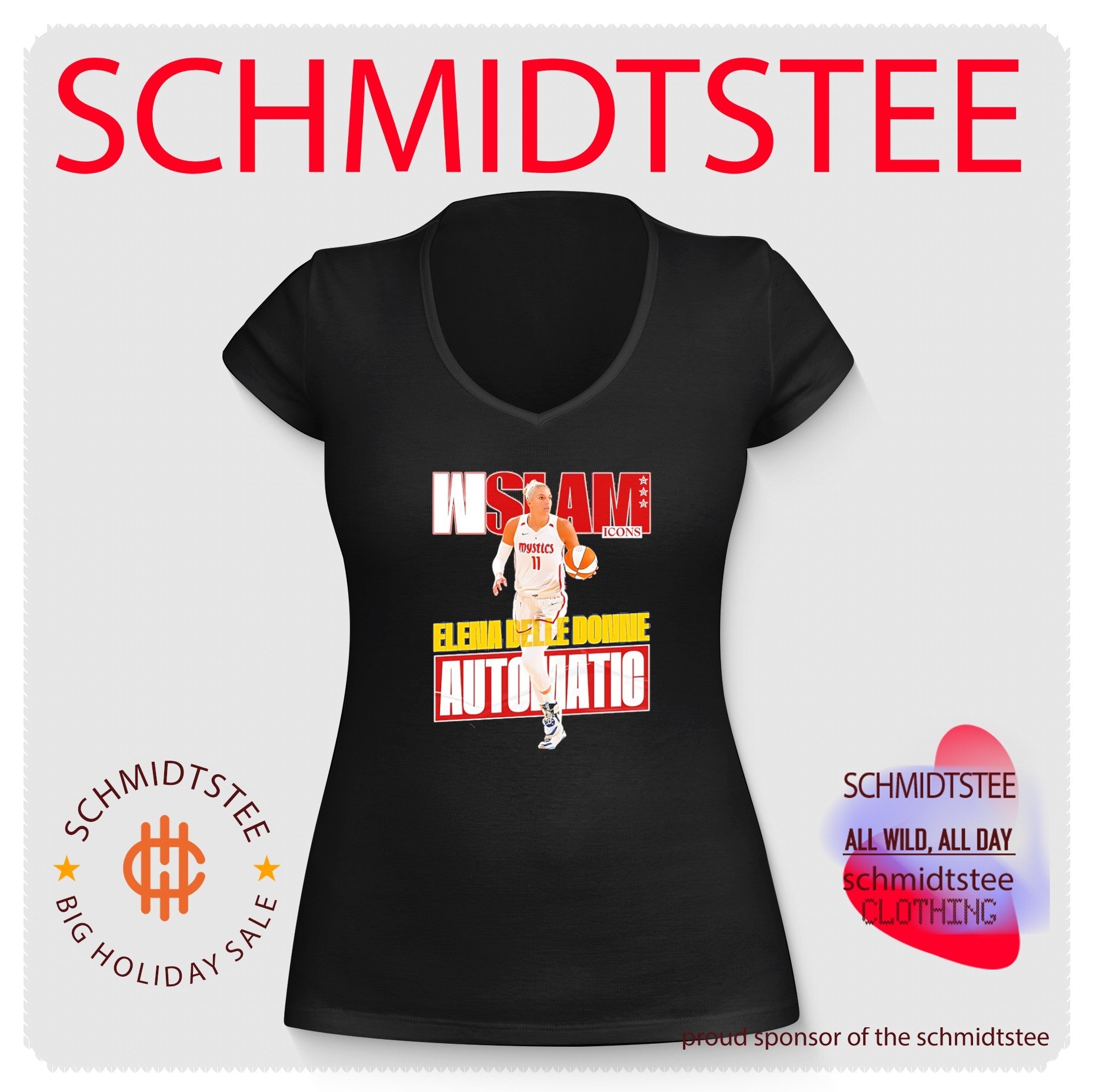 Washington Mystics Elena Delle Donne Automatic WSlam shirt