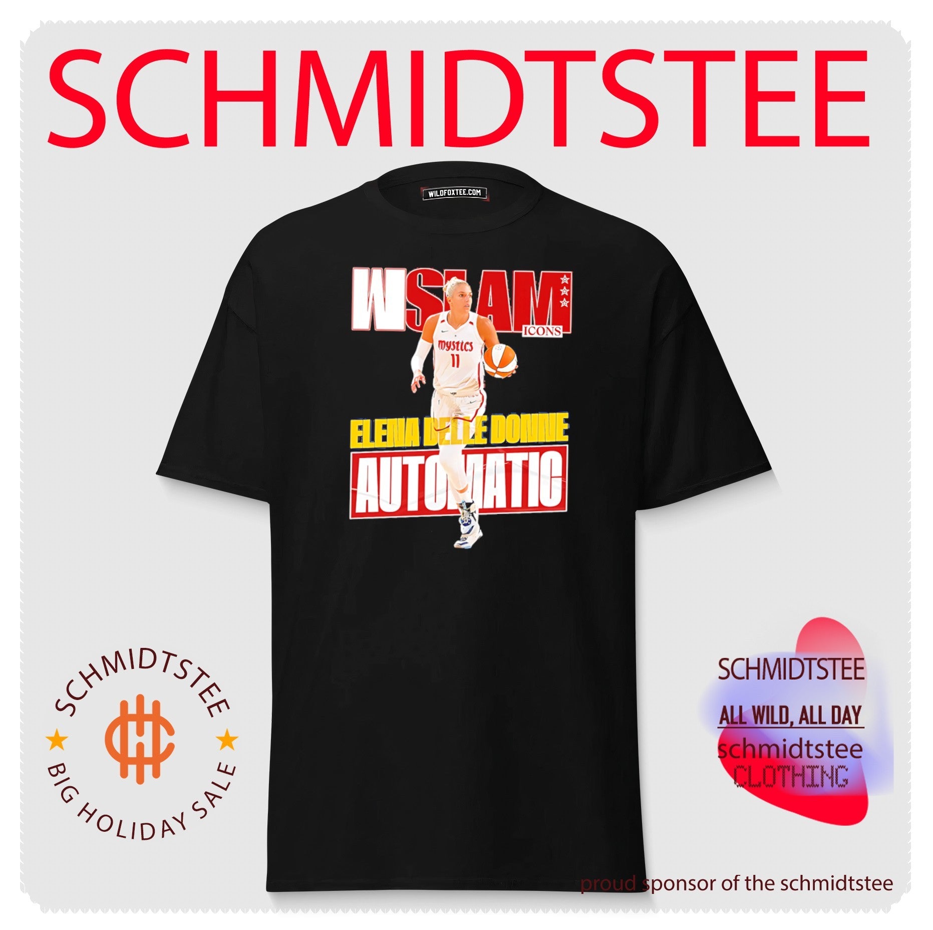 Washington Mystics Elena Delle Donne Automatic WSlam shirt