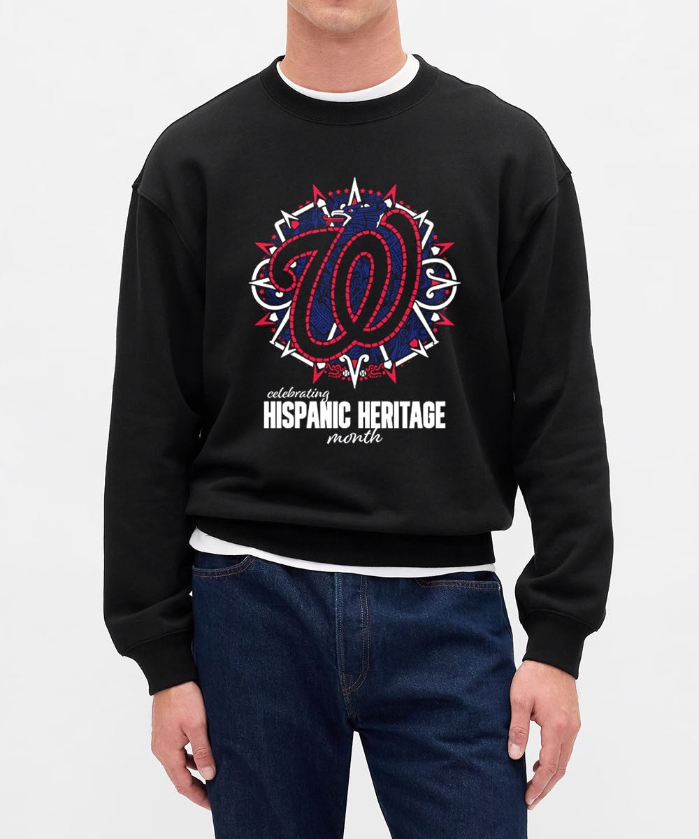 Washington Nationals celebrating Hispanic Heritage month 2025 shirt