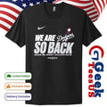 We Are So Back Los Angeles Dodgers 2025 National League West Champions shirt