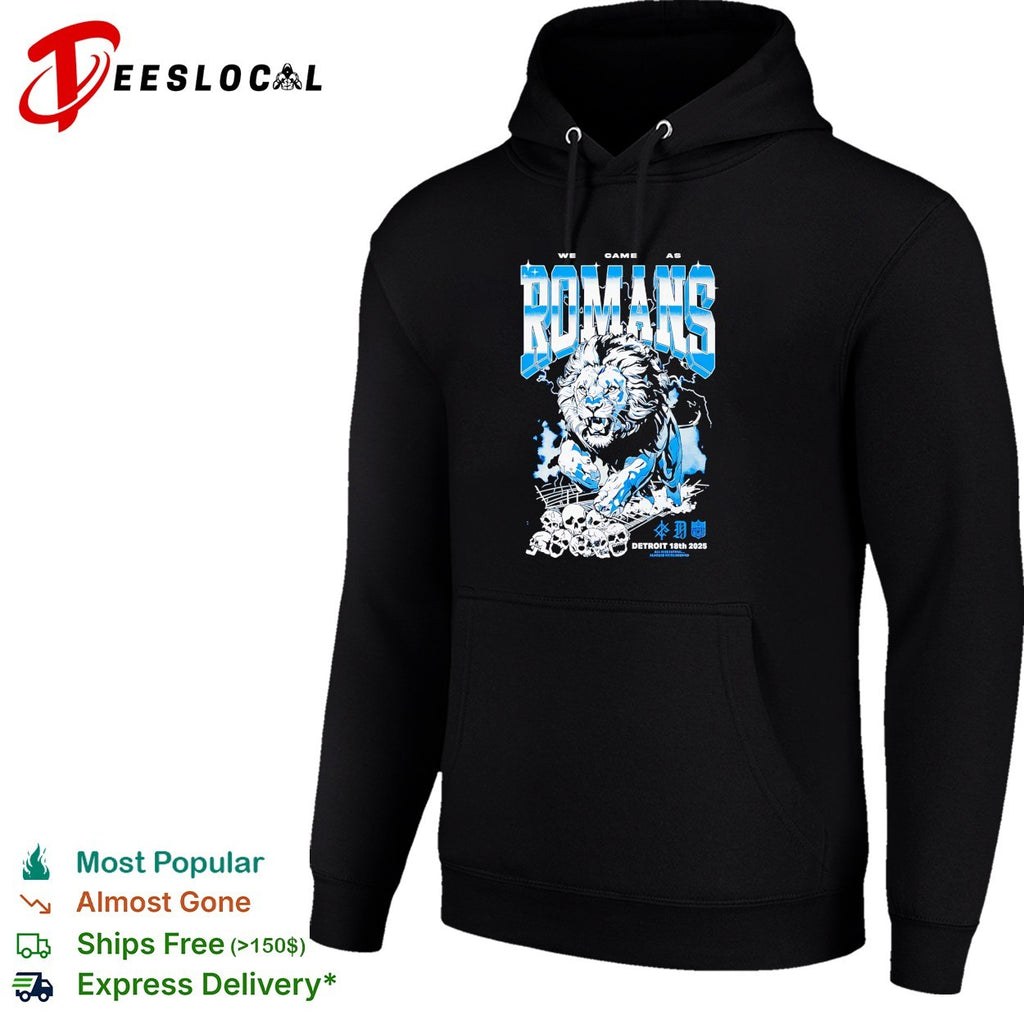We Came As Romans Detroit lion skulls shirt