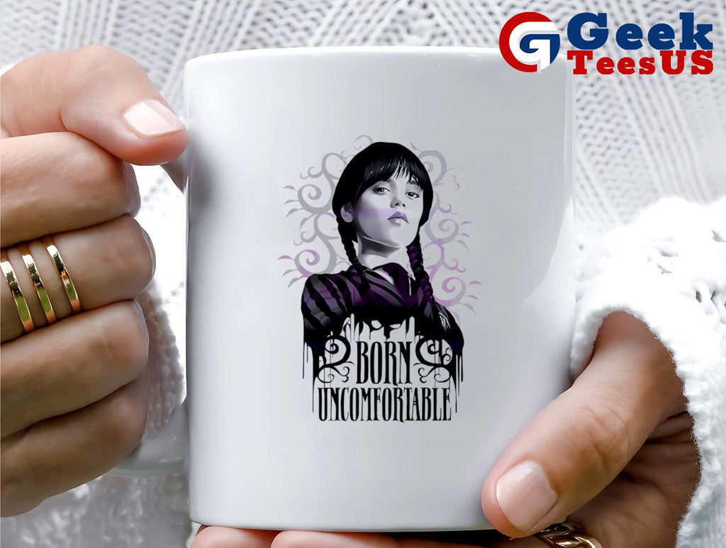 Wednesday Addams Born Uncomfortable shirt