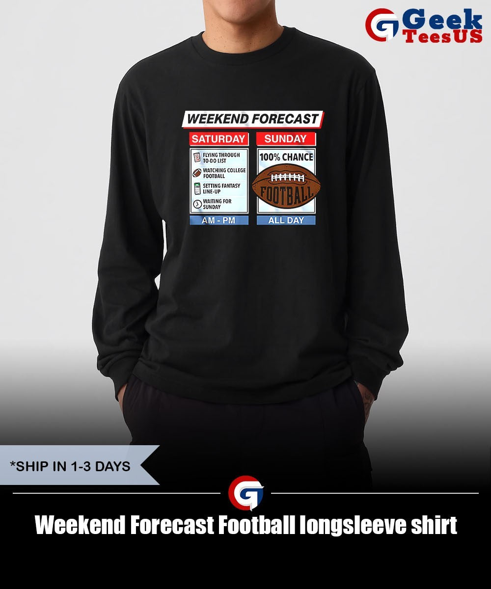 Weekend Forecast Football shirt