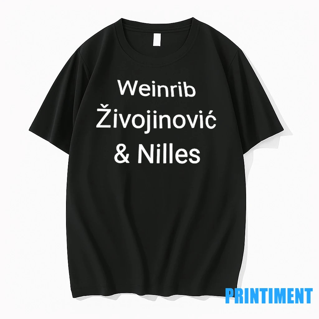 Weinrib Zivojinovic And Nilles Tshirts Sweater